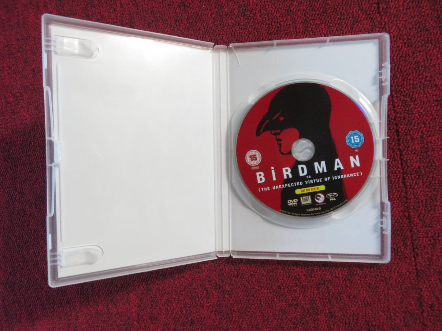 BIRDMAN (DVD) MICHAEL KEATON EMMA STONE 2014 REGION 2