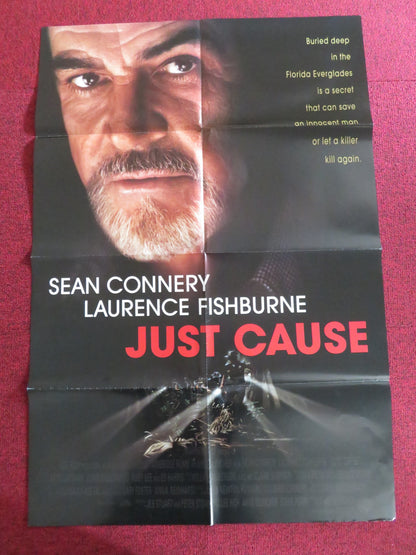 JUST CAUSE FOLDED US ONE SHEET POSTER SEAN CONNERY LAURENCE FISHBURNE 1995