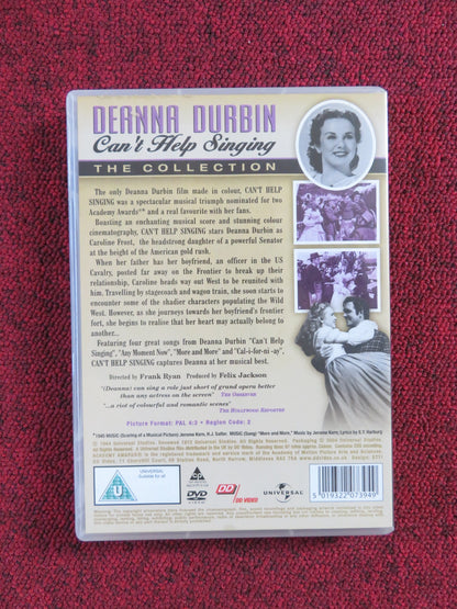 CAN'T HELP SINGING (DVD) DEANNA DURBIN ROBERT PAIGE 1944 REGION 2