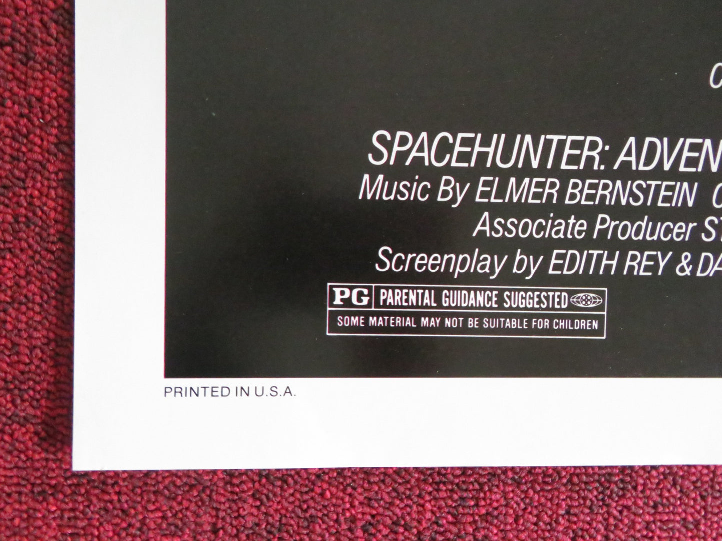 SPACEHUNTER: ADVENTURES IN THE FORBIDDEN ZONE - B FOLDED US ONE SHEET POSTER '83