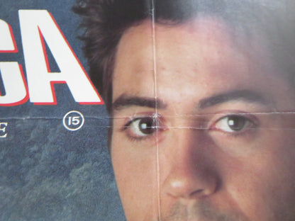 AIR AMERICA UK QUAD ROLLED POSTER MEL GIBSON ROBERT DOWNEY JR. 1990