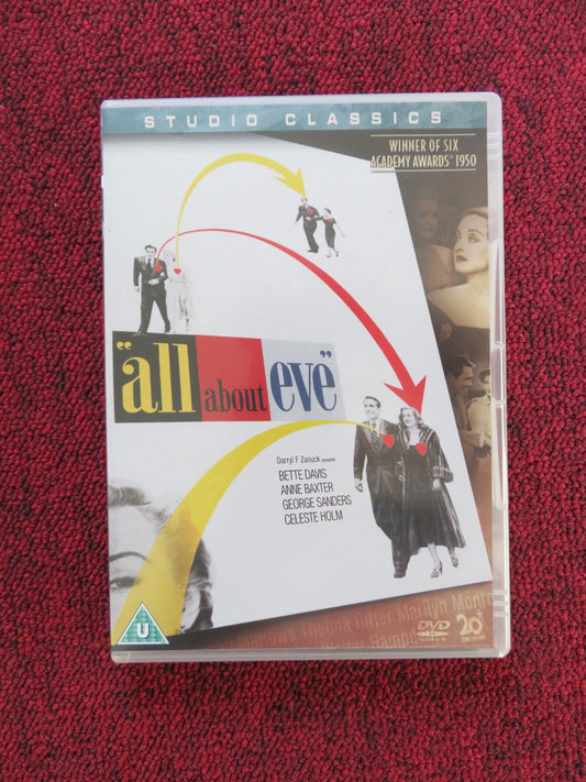 ALL ABOUT EVE (DVD) BETTE DAVIS ANNE BAXTER 1950 REGION 2