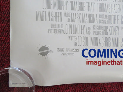 IMAGINE THAT US ONE SHEET ROLLED POSTER EDDIE MURPHY THOMAS HADEN CHURCH 2009