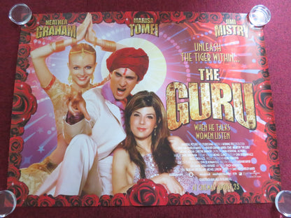 THE GURU UK QUAD ROLLED POSTER JIMI MISTRY HEATHER GRAHAM 2002