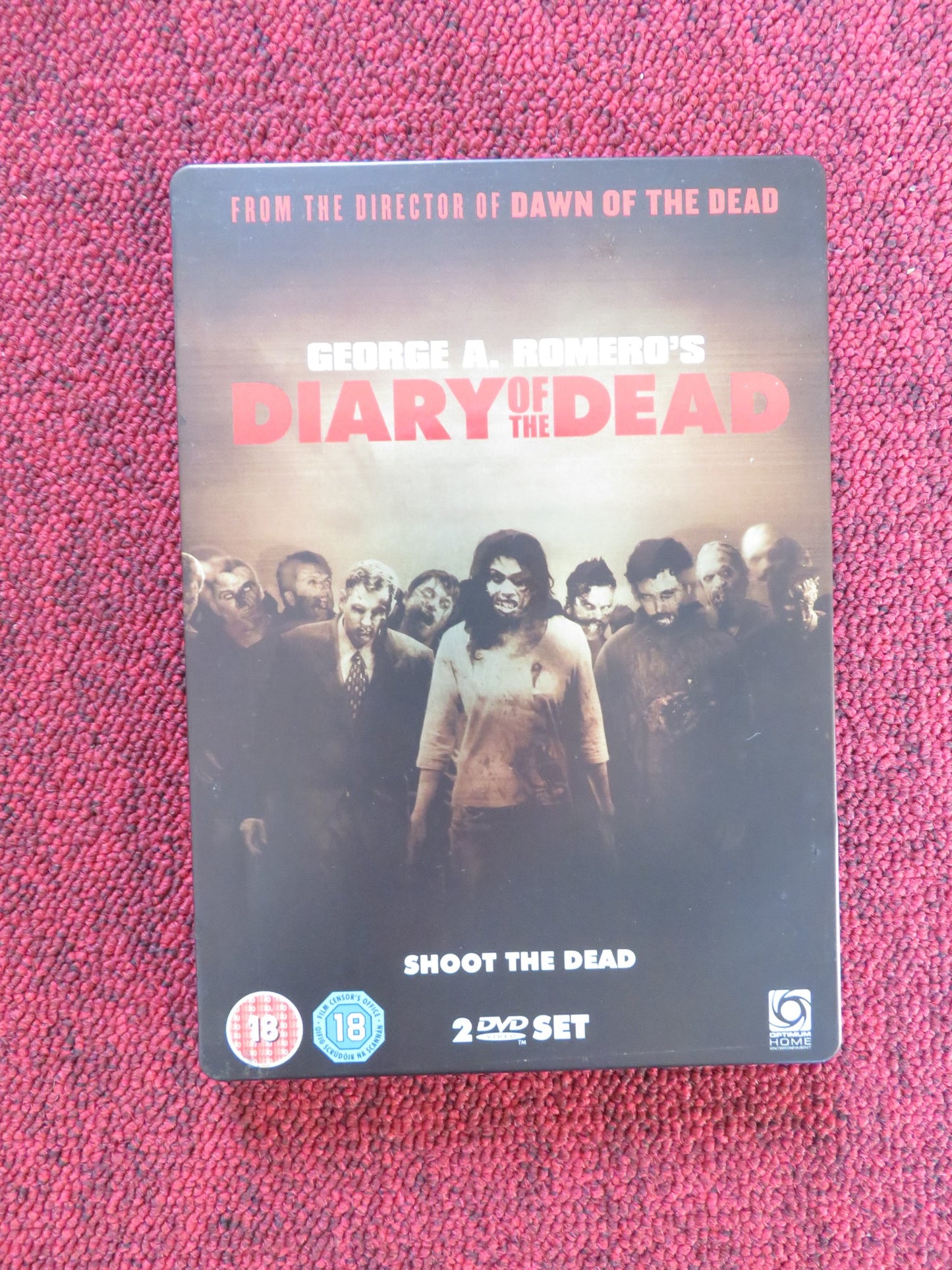 DIARY OF THE DEAD -TIN (DVD) SCHROEDER TODD LAURA DE CARTERET 2007 REGION 2