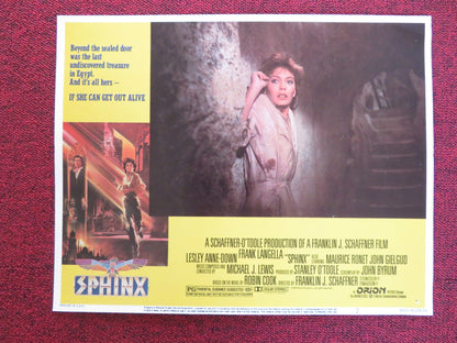 SPHINX US LOBBY CARD FULL SET LESLEY-ANNE DOWN FRANK LANGELLA 1981