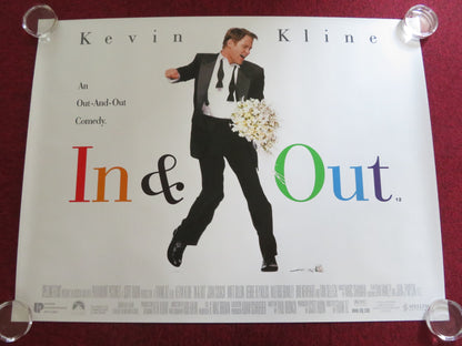 IN & OUT UK QUAD ROLLED POSTER KEVIN KLINE JOAN CUSACK TOM SELLECK 1997