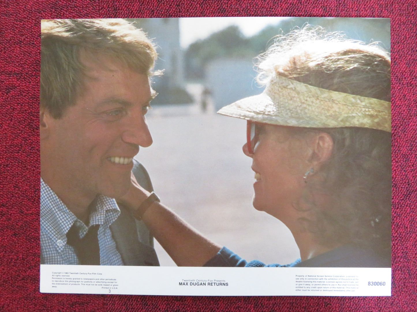 MAX DUGAN RETURNS US LOBBY CARD FULL SET JASON ROBARDS DONALD SUTHERLAND 1983