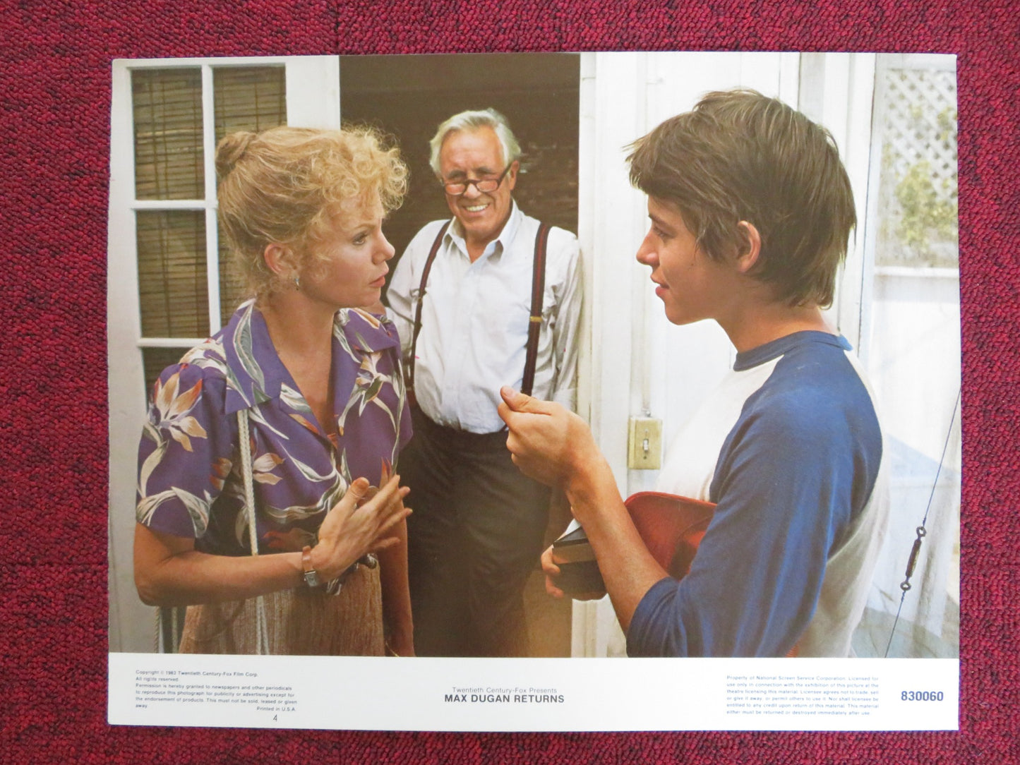 MAX DUGAN RETURNS US LOBBY CARD FULL SET JASON ROBARDS DONALD SUTHERLAND 1983