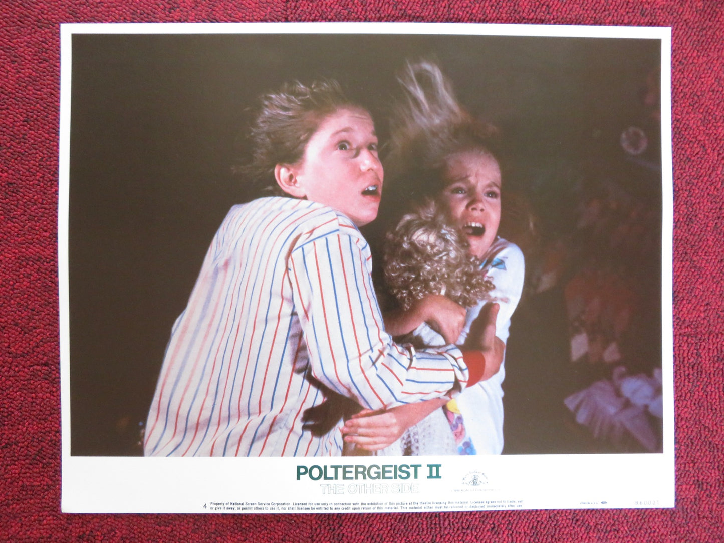 POLTERGEIST II: THE OTHER SIDE US LOBBY CARD FULL SET JOBETH WILLIAMS 1986