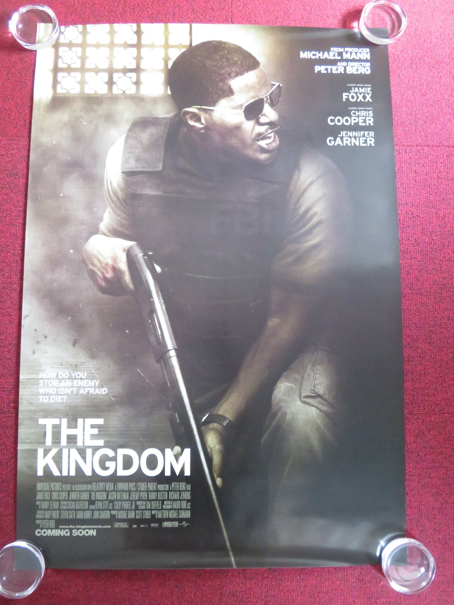 THE KINGDOM US ONE SHEET ROLLED POSTER JAMIE FOXX JASON BATEMAN 2007