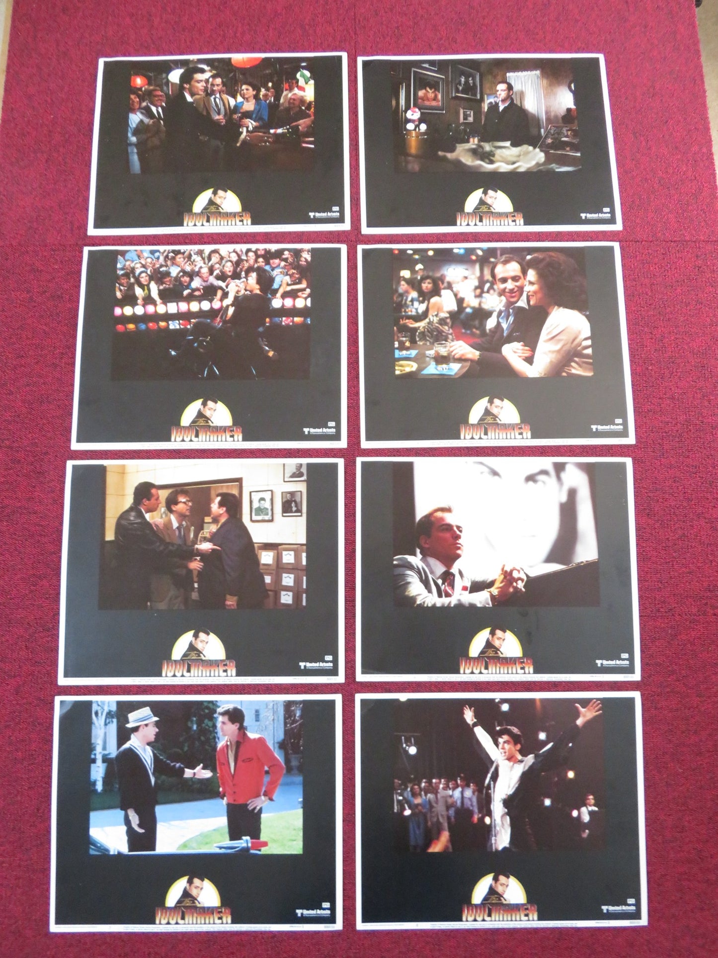 THE IDOLMAKER US LOBBY CARD FULL SET RAY SHARKEY PETER GALLAGHER 1980