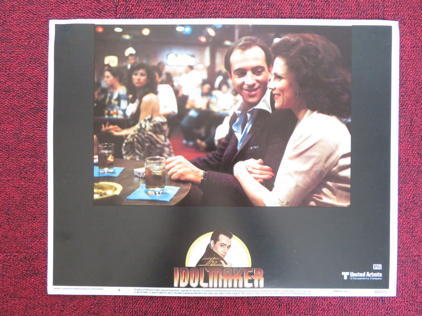 THE IDOLMAKER US LOBBY CARD FULL SET RAY SHARKEY PETER GALLAGHER 1980