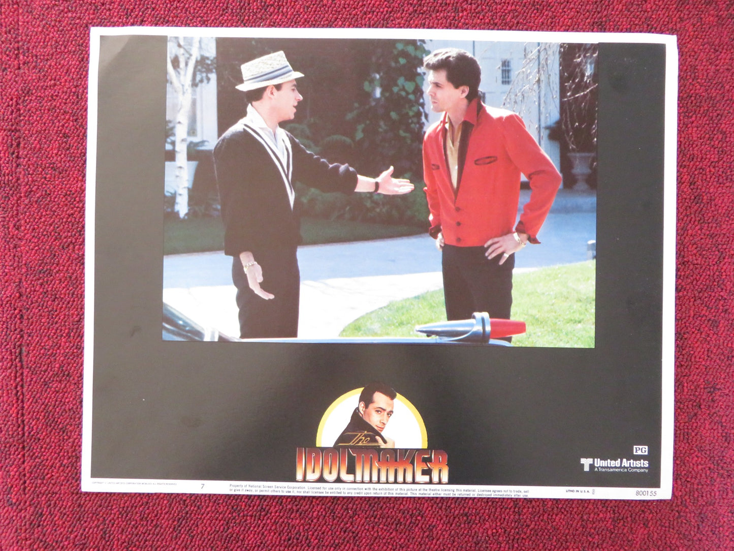 THE IDOLMAKER US LOBBY CARD FULL SET RAY SHARKEY PETER GALLAGHER 1980