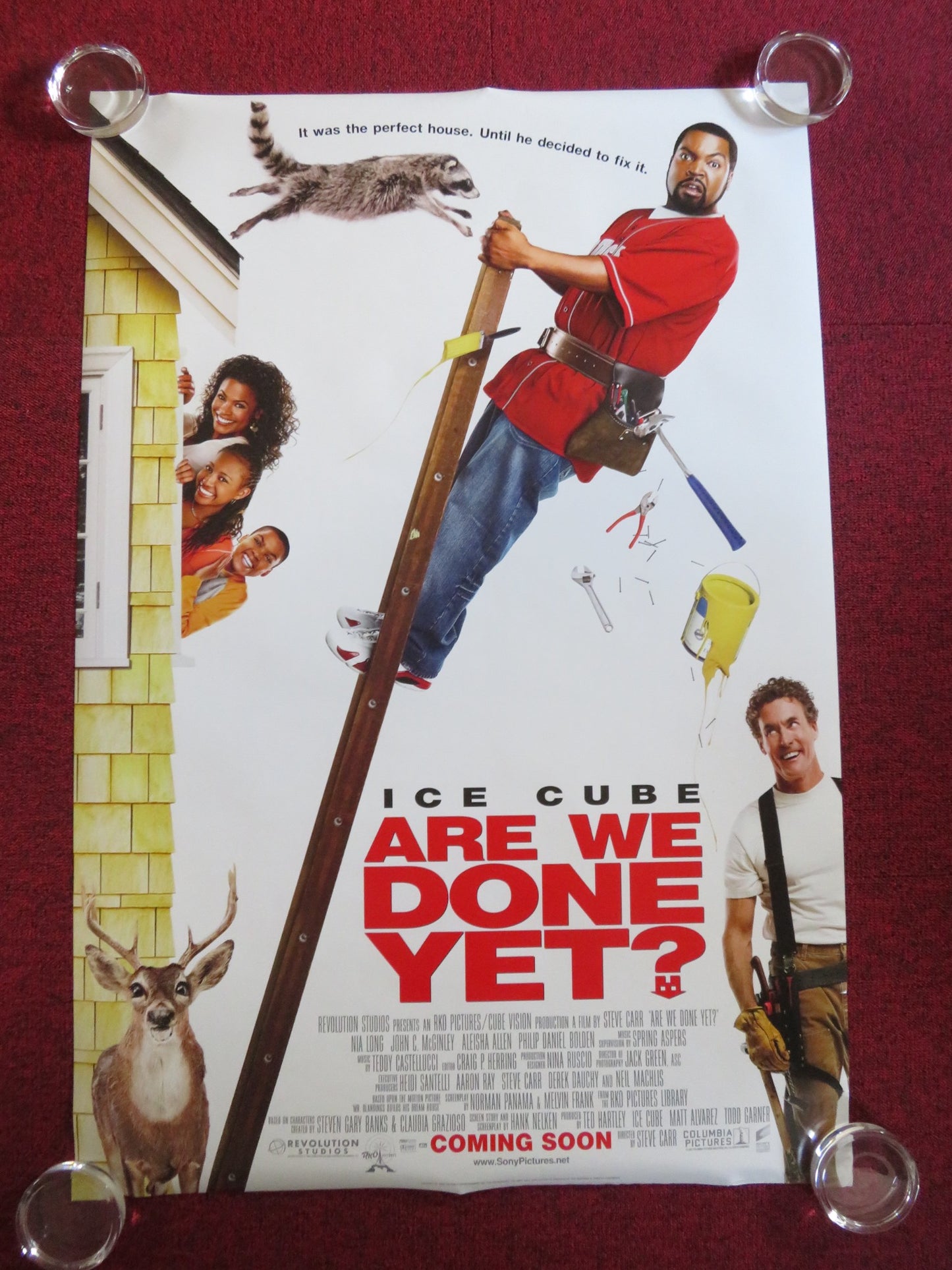 ARE WE DONE YET? US ONE SHEET ROLLED POSTER ICE CUBE NIA LONG 2007