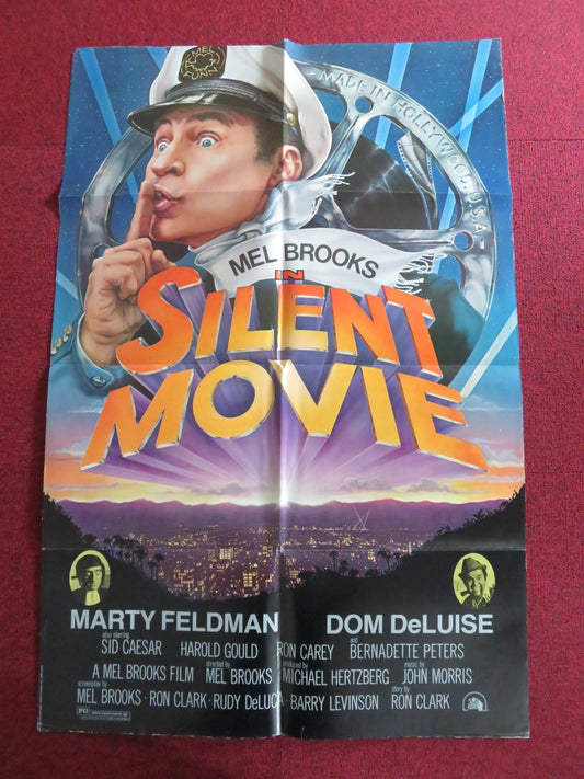 SILENT MOVIE - C FOLDED US ONE SHEET POSTER MEL BROOKS MARTY FELDMAN 1976