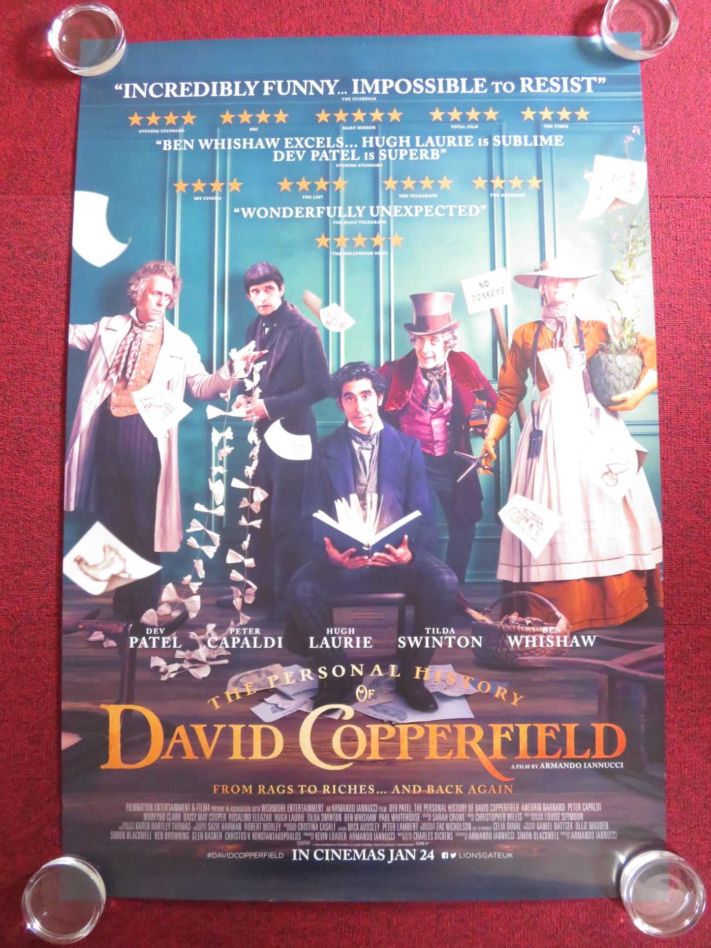 THE PERSONAL HISTORY OF DAVID COPPERFIELD US ONE SHEET ROLLED POSTER PATEL 2019