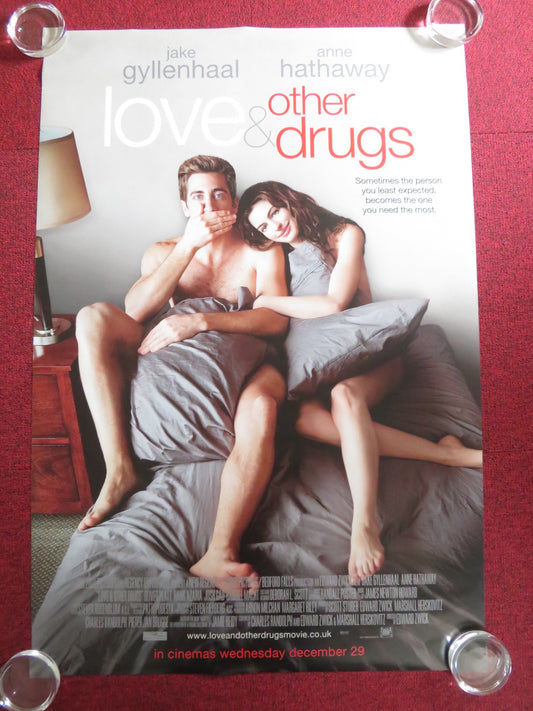 LOVE & OTHER DRUGS- C US ONE SHEET ROLLED POSTER JAKE GYLLENHAAL HATHAWAY 2010