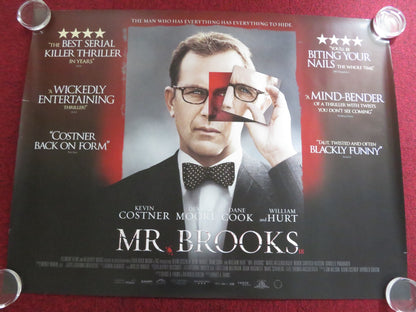 MR. BROOKS UK QUAD ROLLED POSTER KEVIN COSTNER DEMI MOORE 2007