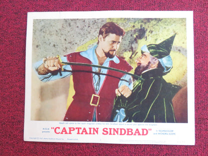 CAPTAIN SINDBAD US LOBBY CARD FULL SET GUY WILLIAMS HEIDI BRUHL 1963