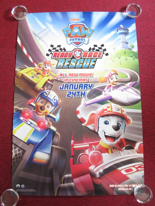 PAW PATROL: READY, RACE, RESCUE! US ONE SHEET ROLLED POSTER CHO COOKE 2019