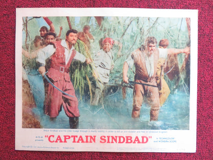 CAPTAIN SINDBAD US LOBBY CARD FULL SET GUY WILLIAMS HEIDI BRUHL 1963