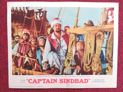 CAPTAIN SINDBAD US LOBBY CARD FULL SET GUY WILLIAMS HEIDI BRUHL 1963