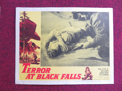 TERROR AT BLACK FALLS US LOBBY CARD FULL SET HOUSE PETERS JR. JOHN ALONSO 1962