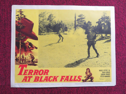 TERROR AT BLACK FALLS US LOBBY CARD FULL SET HOUSE PETERS JR. JOHN ALONSO 1962