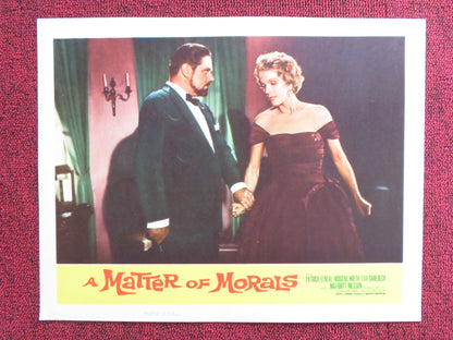 A MATTER OF MORALS US LOBBY CARD FULL SET PATRICK O'NEAL MOGENS WIETH 1960