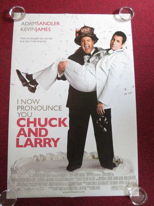 I NOW PRONOUNCE YOU CHUCK & LARRY - B US ONE SHEET ROLLED POSTER SANDLER 2007