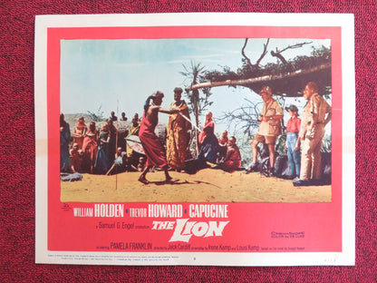 THE LION US LOBBY CARD FULL SET WILLIAM HOLDEN TREVOR HOWARD CAPUCINE 1962