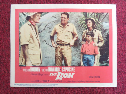 THE LION US LOBBY CARD FULL SET WILLIAM HOLDEN TREVOR HOWARD CAPUCINE 1962