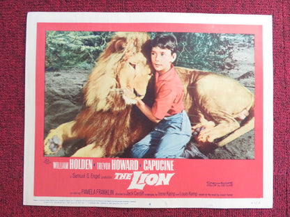 THE LION US LOBBY CARD FULL SET WILLIAM HOLDEN TREVOR HOWARD CAPUCINE 1962