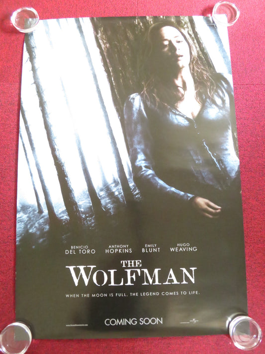 THE WOLFMAN - B US ONE SHEET ROLLED POSTER EMILY BLUNT ANTHONY HOPKINS 2010