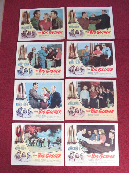 THE BIG GUSHER US LOBBY CARD FULL SET WAYNE MORRIS PRESTON FOSTER 1951