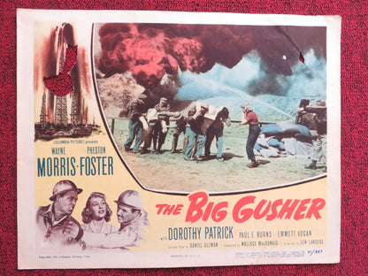 THE BIG GUSHER US LOBBY CARD FULL SET WAYNE MORRIS PRESTON FOSTER 1951