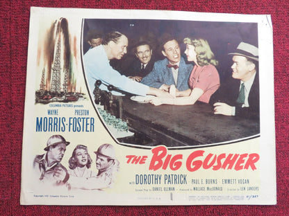 THE BIG GUSHER US LOBBY CARD FULL SET WAYNE MORRIS PRESTON FOSTER 1951