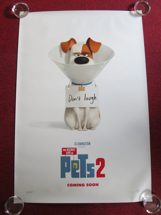 THE SECRET LIFE OF PETS 2 US ONE SHEET ROLLED POSTER OSWALT HARRISON FORD 2019