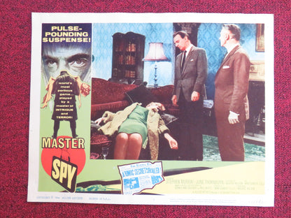 MASTER SPY US LOBBY CARD FULL SET STEPHEN MURRAY JUNE THORNBURN 1964