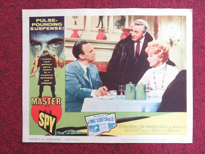 MASTER SPY US LOBBY CARD FULL SET STEPHEN MURRAY JUNE THORNBURN 1964