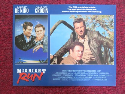 MIDNIGHT RUN US LOBBY CARD FULL SET ROBERT DE NIRO CHARLES GRODIN 1988