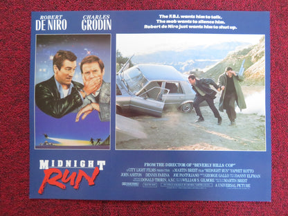 MIDNIGHT RUN US LOBBY CARD FULL SET ROBERT DE NIRO CHARLES GRODIN 1988