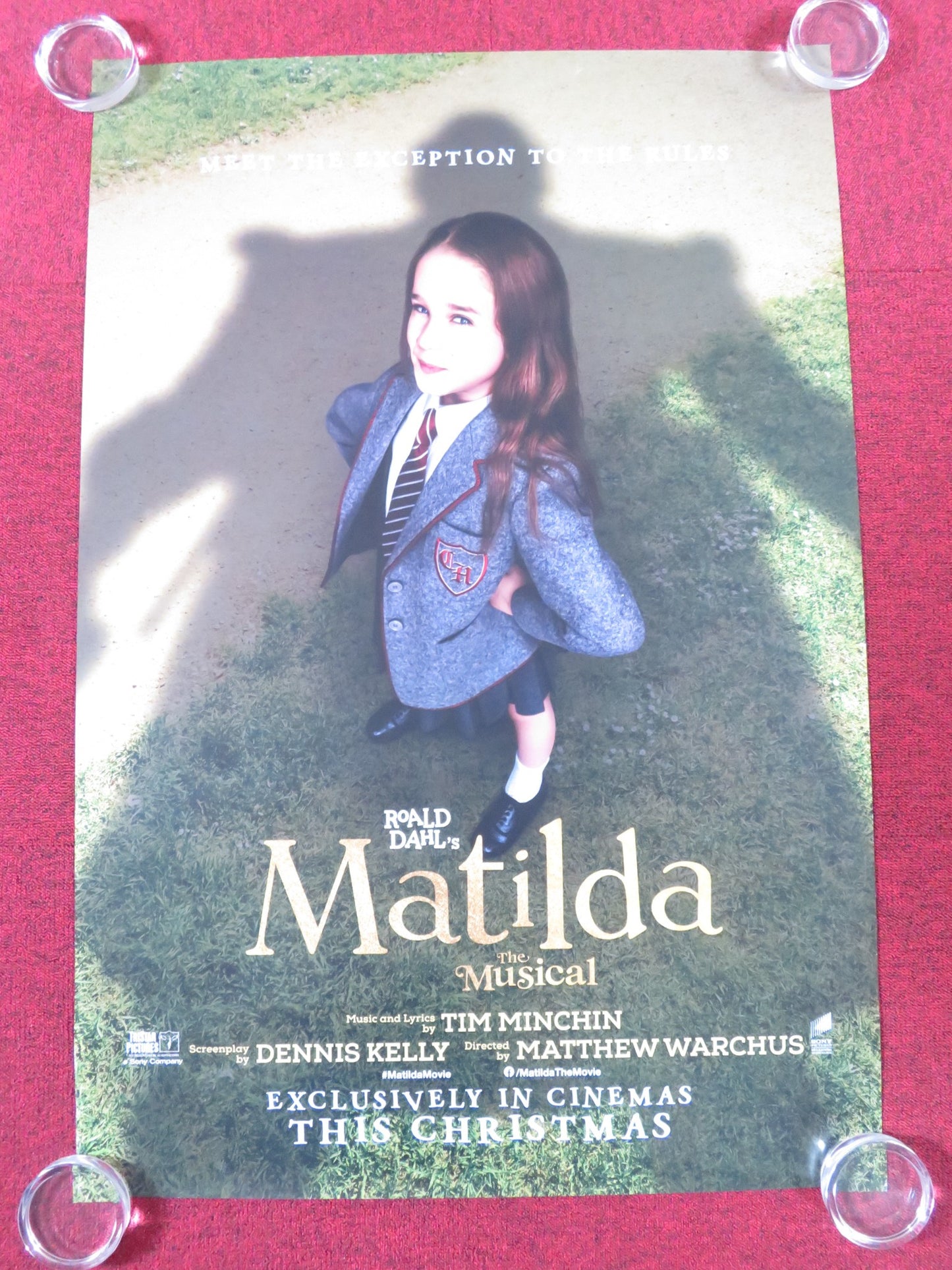 MATILDA US ONE SHEET ROLLED POSTER ALISHA WEIR EMMA THOMPSON 2022