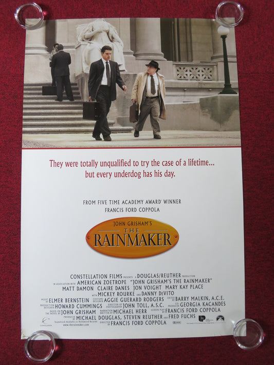 THE RAINMAKER US ONE SHEET ROLLED POSTER MATT DAMON DANNY DE VITO 1997