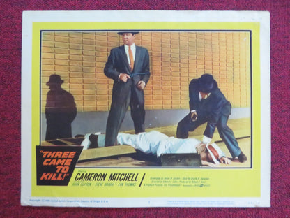 THREE CAME TO KILL US LOBBY CARD FULL SET CAMERON MITCHELL JOHN LUPTON 1960