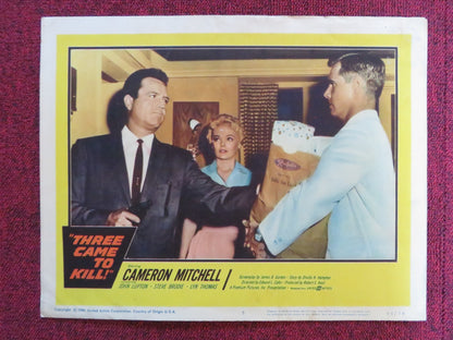 THREE CAME TO KILL US LOBBY CARD FULL SET CAMERON MITCHELL JOHN LUPTON 1960