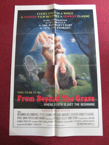 FROM BEYOND THE GRAVE FOLDED US ONE SHEET POSTER IAN BANNEN DIANA DORS 1974