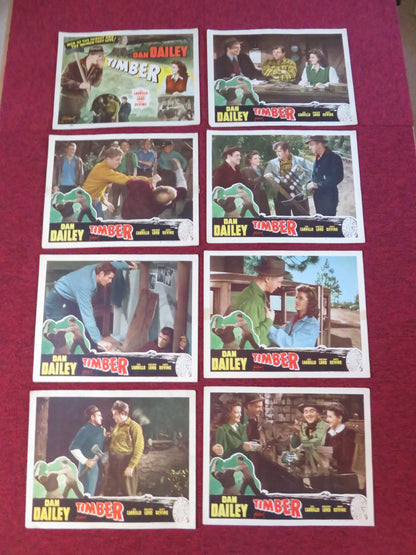 TIMBER! US LOBBY CARD FULL SET DAN DAILEY LEO CARRILLO R1948