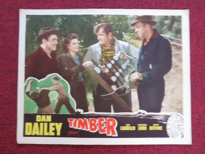 TIMBER! US LOBBY CARD FULL SET DAN DAILEY LEO CARRILLO R1948